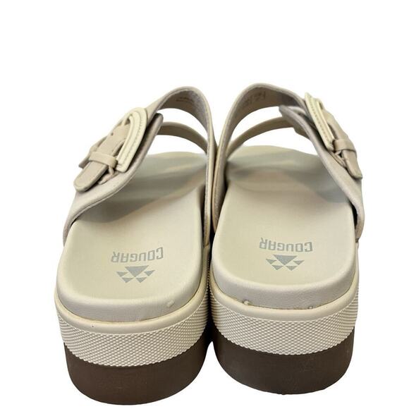 Cougar Pepa Slip On Platform Sandals Size 8 EU 38.5 Oyster Off White Womens NEW - Picture 5 of 9